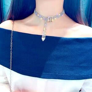 New Fashion Full Rhinestone Choker Necklace